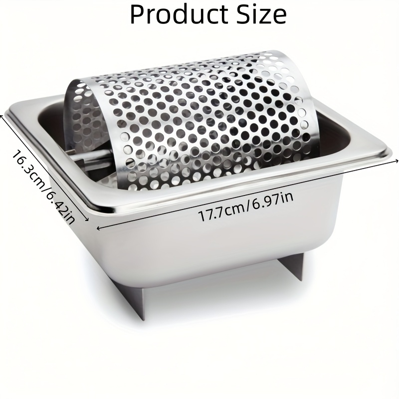 Brötchen-Butterroller | Edelstahl-Brotbutter-Radgrillplatte | Tragbarer Multifunktions-Grill für Camping