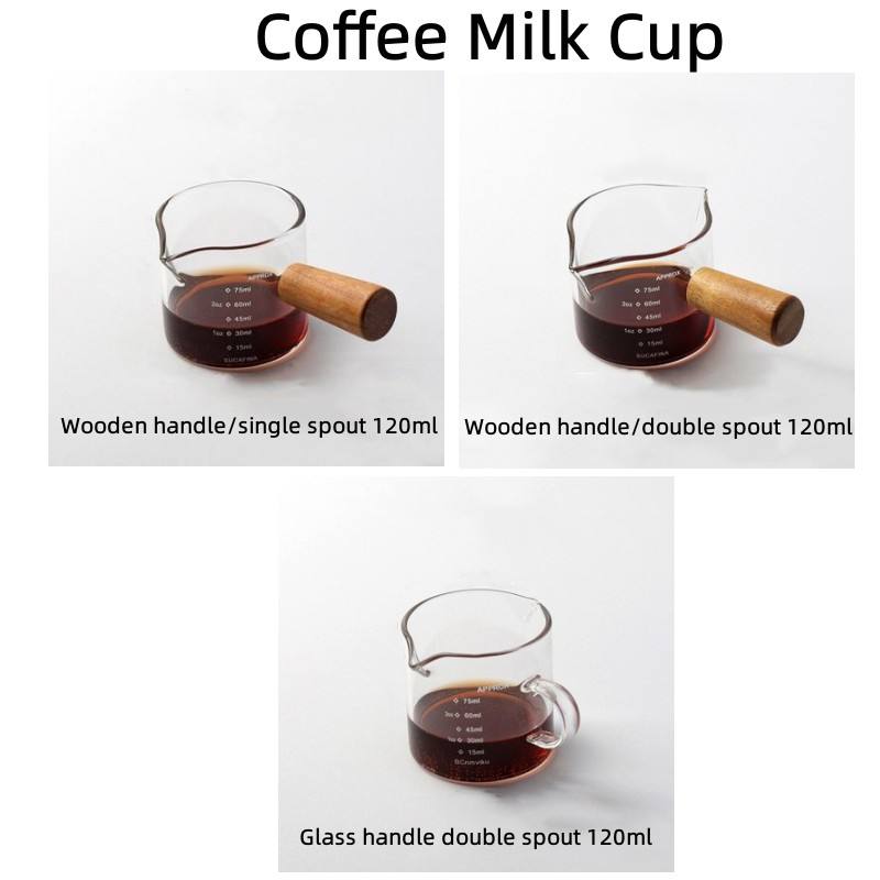 Creative Reusable Glass Coffee Mug with Wooden Handle for Cafe/Milk Tea and Coffee