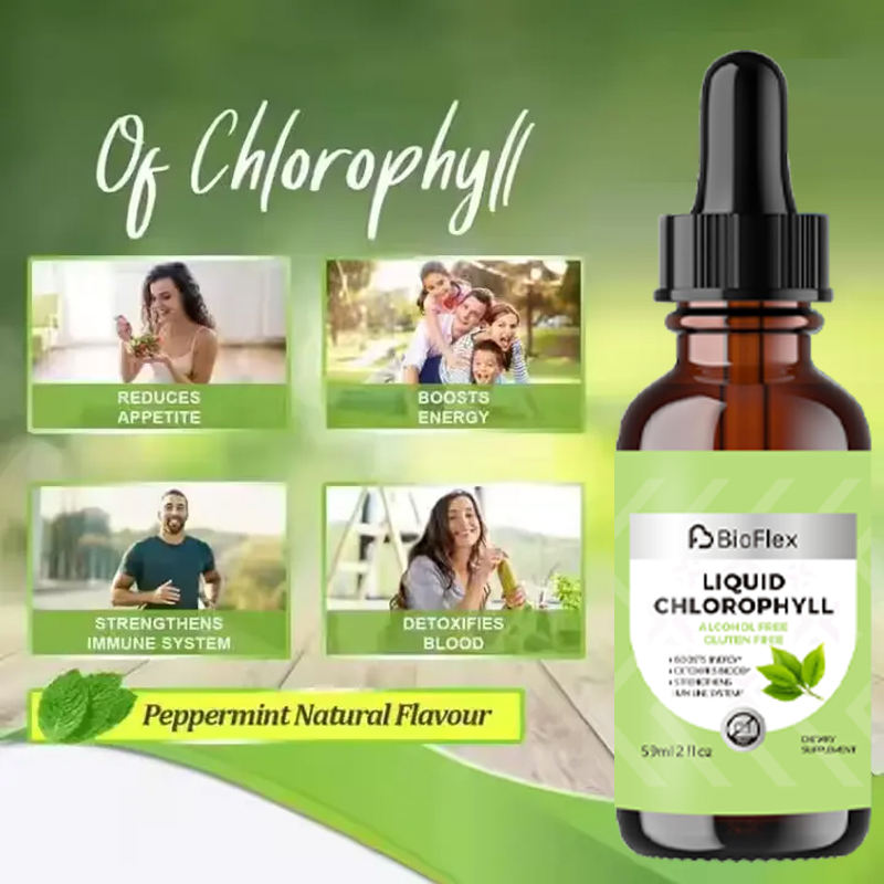 Organic Chlorophyll Detox Liquid Drops by BioFlex