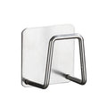 Stainless Steel Kitchen Sink Sponge Rack - Self-Adhesive Drainage Drying Rack - Wall-Mounted Multi-Purpose Storage Hooks
