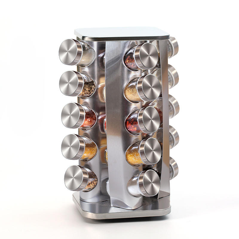 Rotating Spice Rack Kitchen Storage Organizer