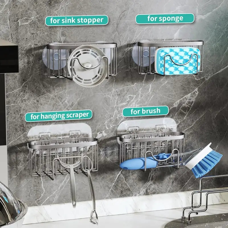 Stainless Steel M-Shaped Kitchen Sink Rack