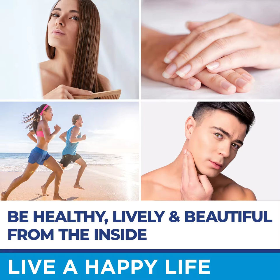 Biotin Collagen Keratin Gummies for Hair Growth, Vitamins for Hair, Skin, and Nails