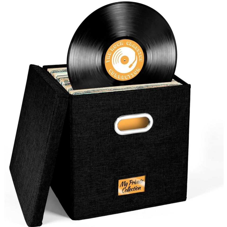 Durable Multi-Purpose Storage Boxes for Vinyl Records