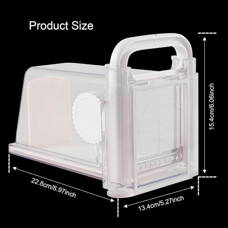 Practical Kitchen Cheese Grater Plastic Cheese Tool with Handle and Attachable Blade for Easy Use