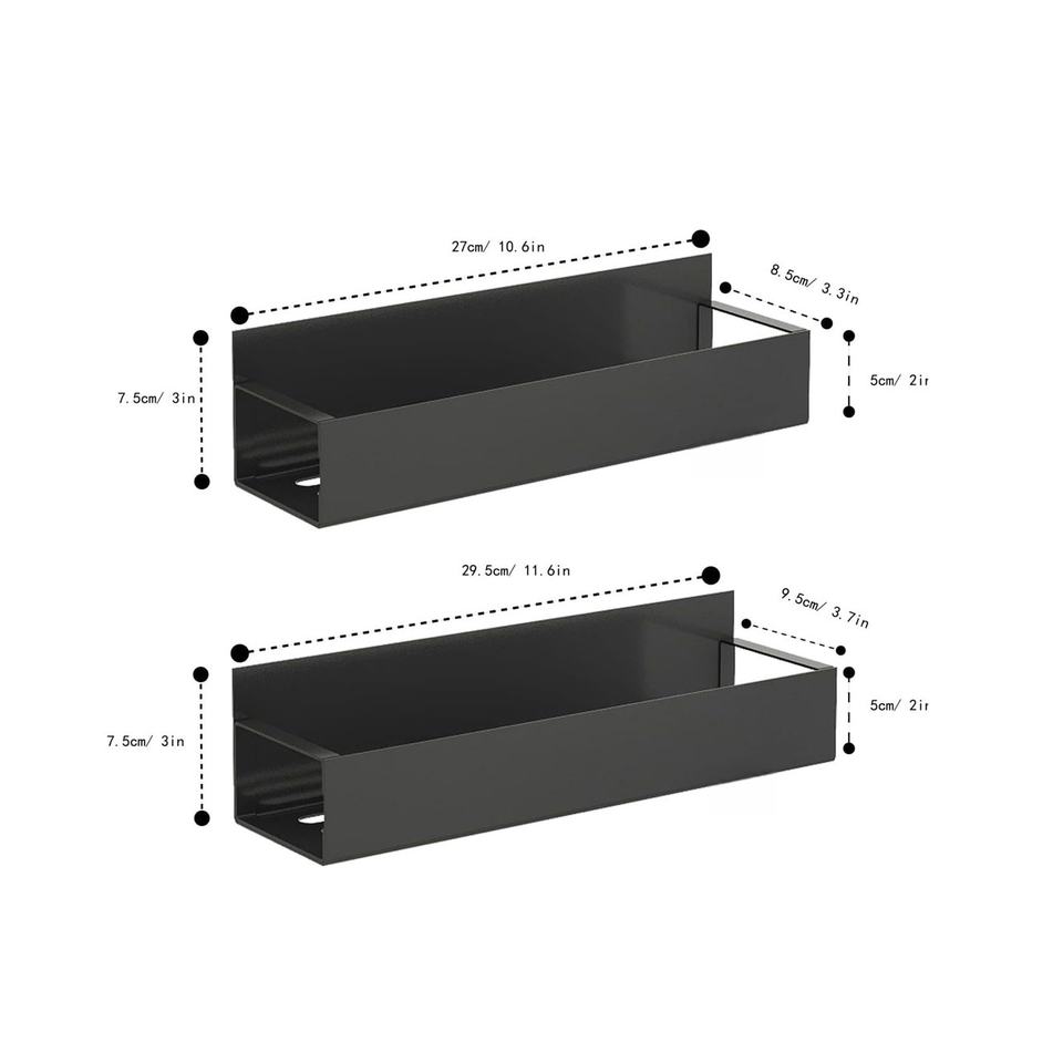 1-Layer Magnetic Refrigerator Organizer, Strong Magnetic Spice Rack for Fridge and Kitchen