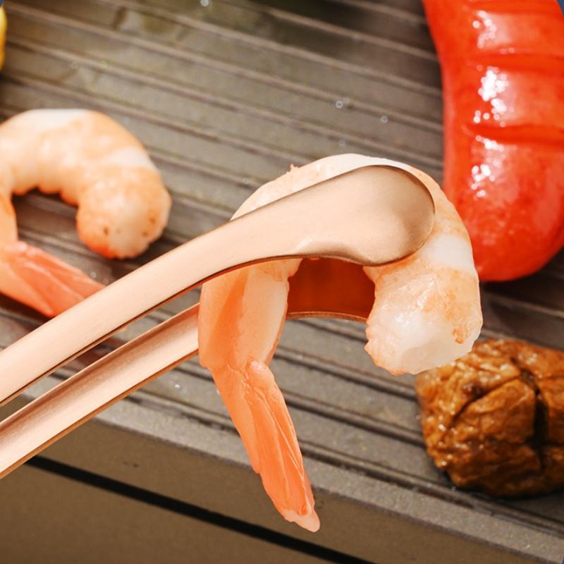 304 Stainless Steel Grill Clip with Wooden Handle