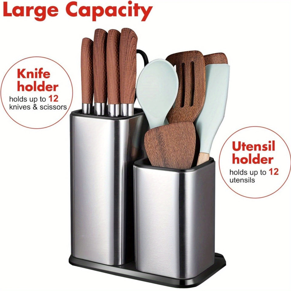 Modern Stainless Steel Kitchen Knife Holder