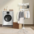 Foldable Multifunctional Laundry Dryer with Rotating Clothes Hanger Arms