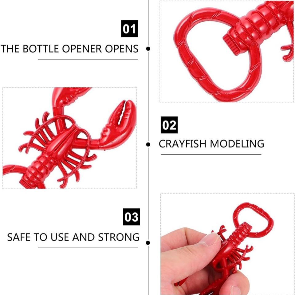 Exquisite Beer Opener Creative Metal Corkscrew Lobster Bottle Opener