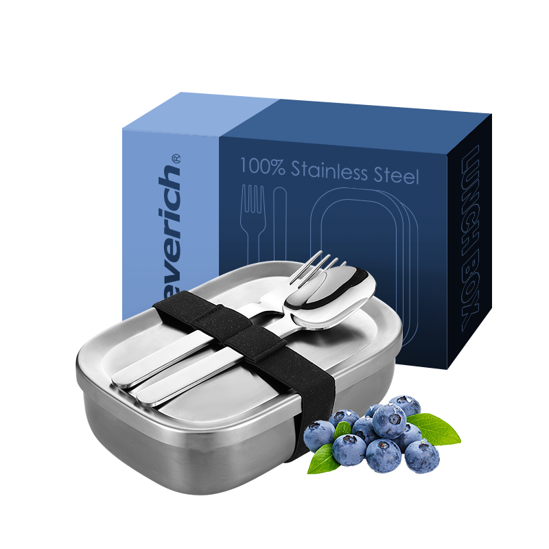 Everich Stainless Steel Insulated Lunchbox Set for Kids