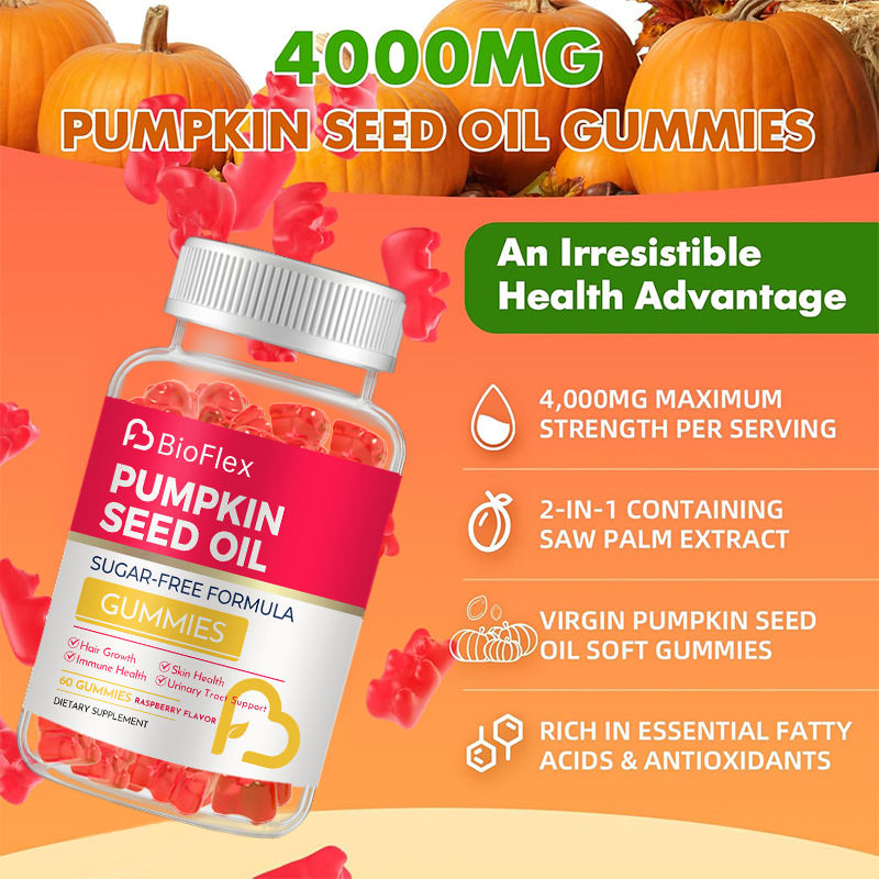 Pumpkin Seed Oil Gummies with Saw Palmetto Extract
