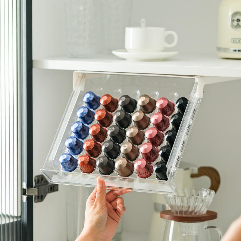 Coffee Pod Capsule Drawer Organizer for Nespresso Original Pods
