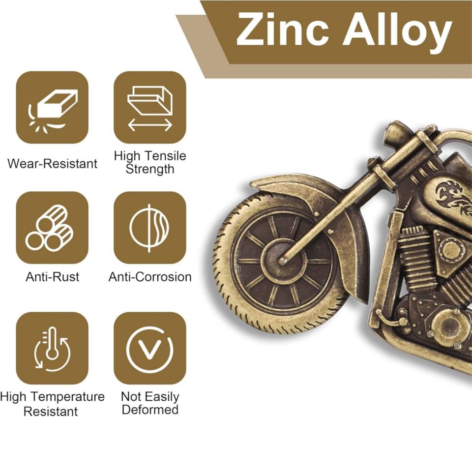 Motorcycle Zinc Alloy Bottle Opener Keychain