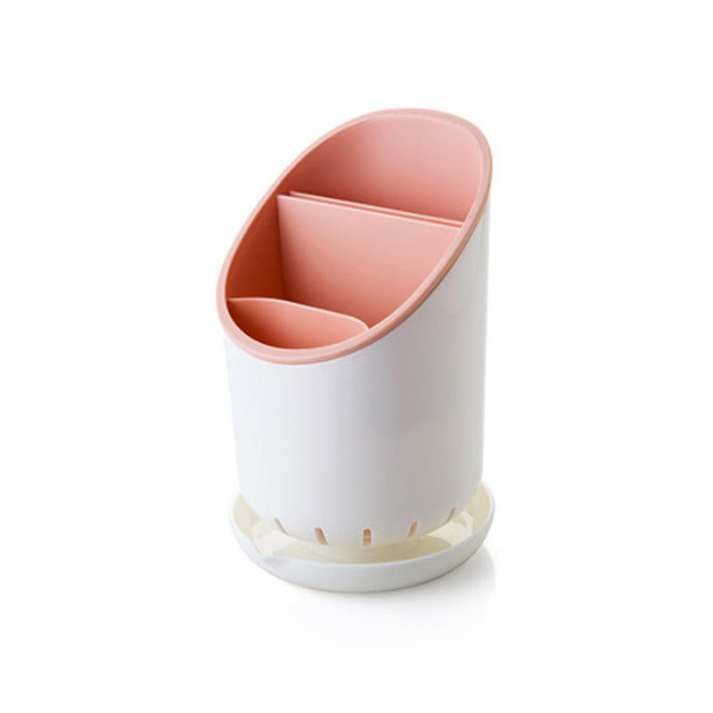 Multifunctional Kitchen Utensil Organizer Plastic Chopsticks Holder with Drainage Function