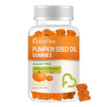 Premium Pumpkin Seed Oil Gummies with Natural Orange Flavor for Hair Growth & Skin Health