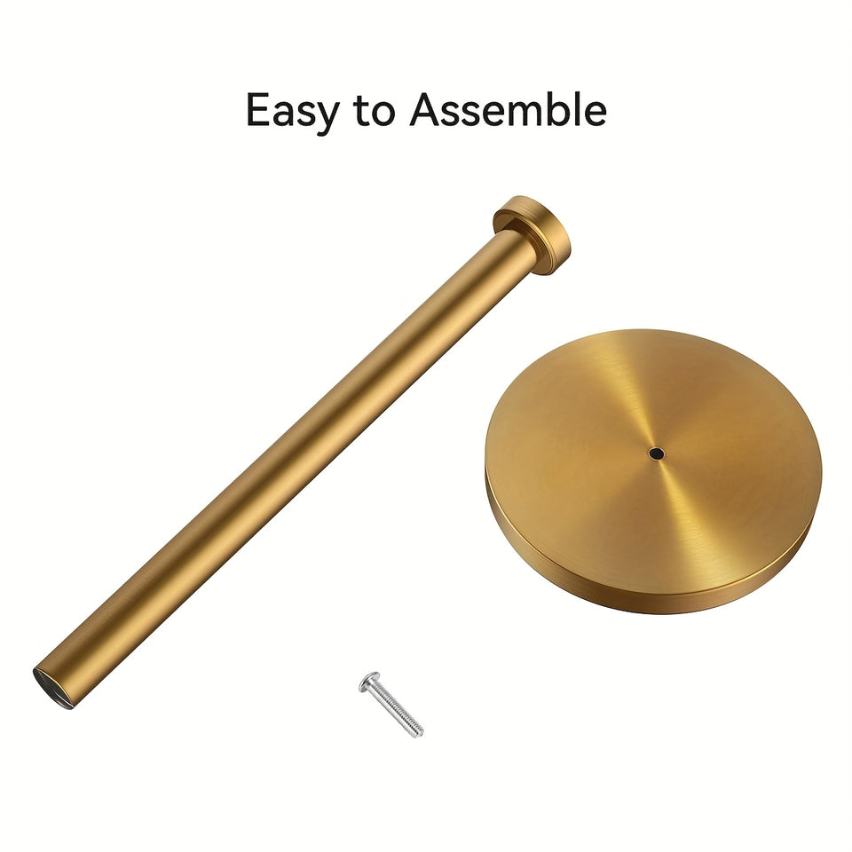 Premium Freestanding Metal Paper Roll Holder Bestseller Stainless Steel Kitchen and Toilet Paper Roll Holder Storage Rack