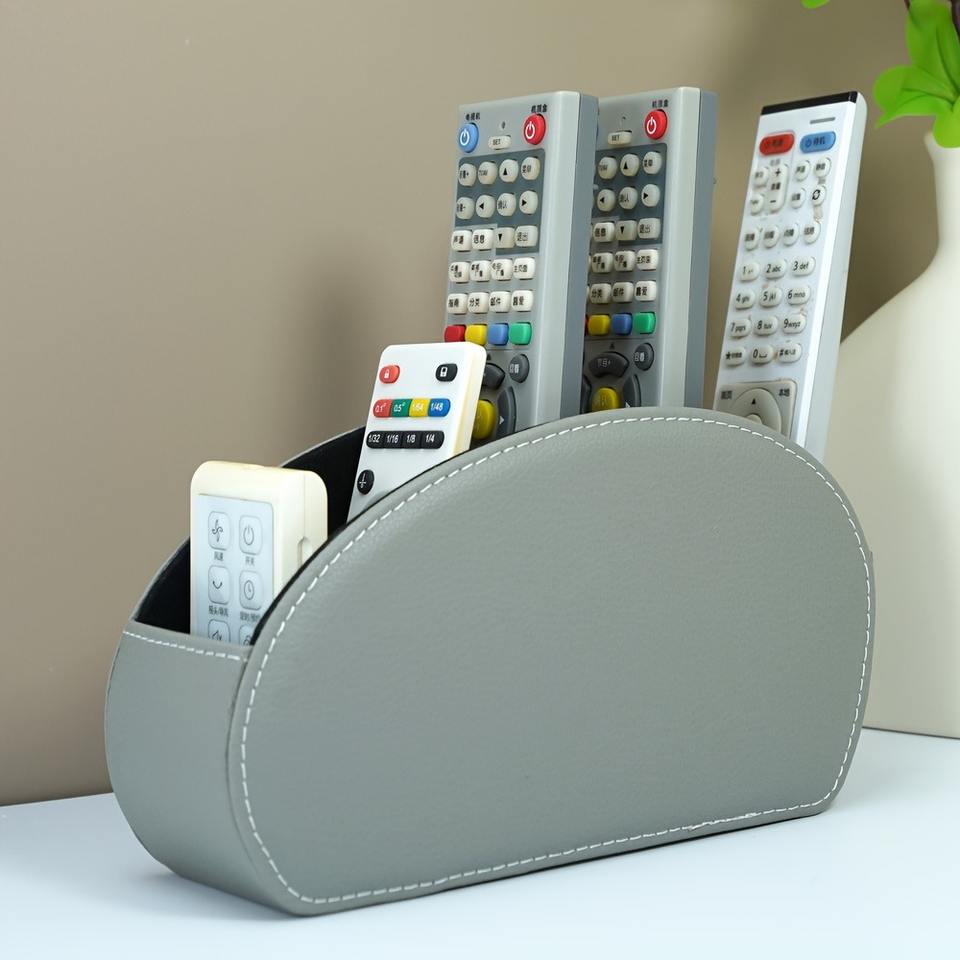 Multifunctional Remote Control Holder with 5 Compartments