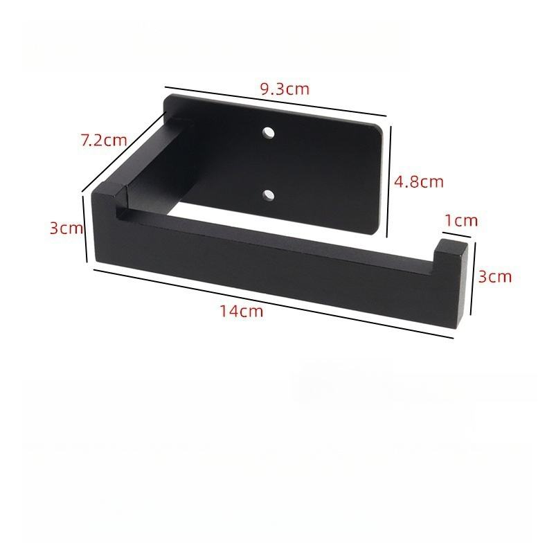 European Style Metal Toilet Paper Holder with Wall Mount Design