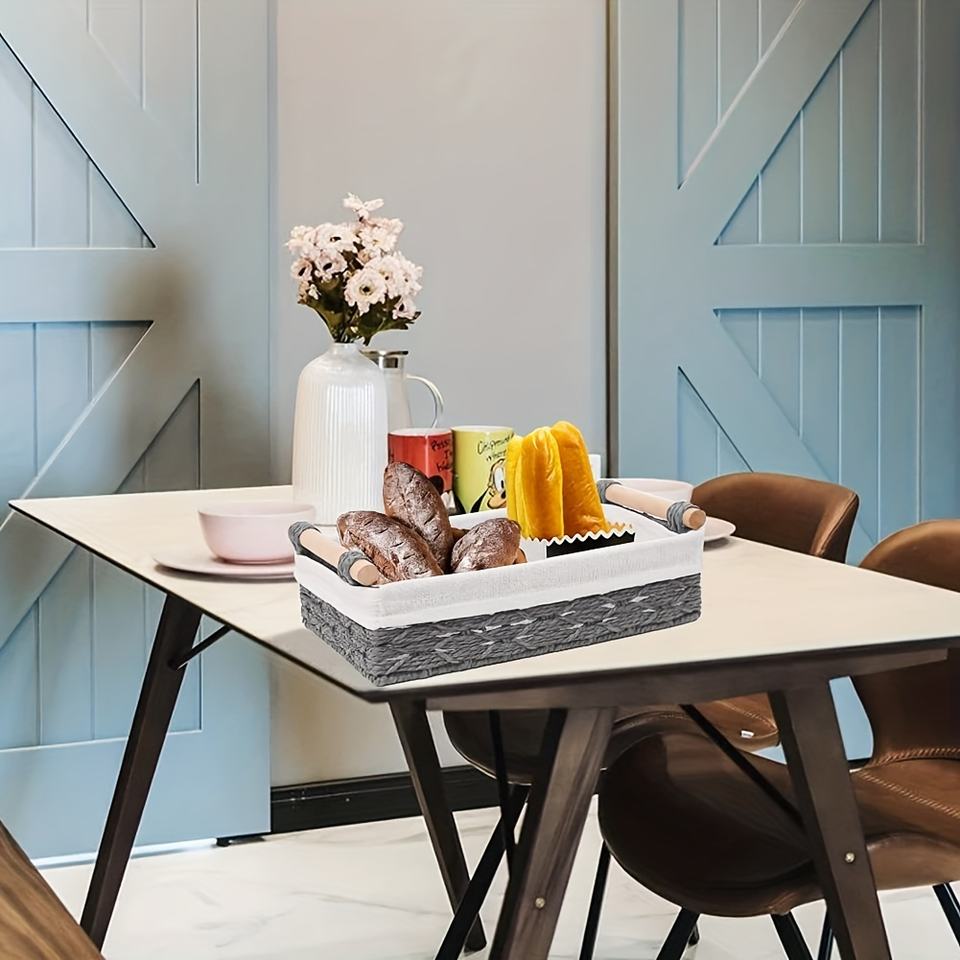 Household Storage Basket Set for Bathroom and Living Room Organization and Decoration