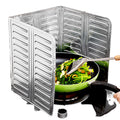 Aluminum Foil Kitchen Oil Splash Guard, Creative Kitchen Utensils, Heat and Splatter Protection for Cooking