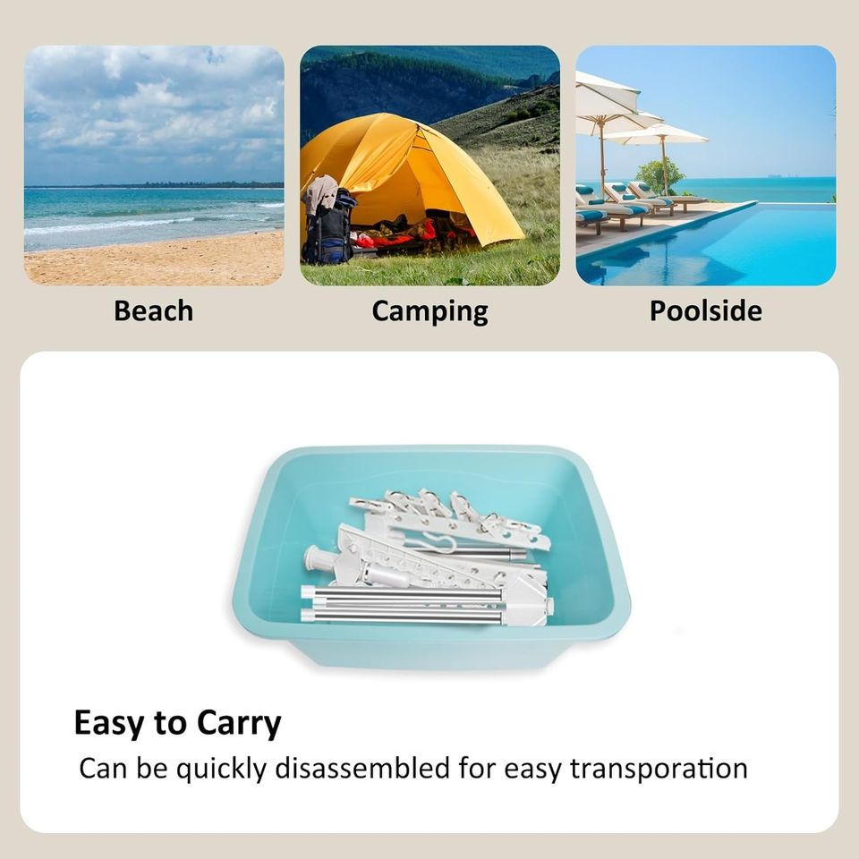 Foldable Multifunctional Laundry Dryer with Rotating Clothes Hanger Arms