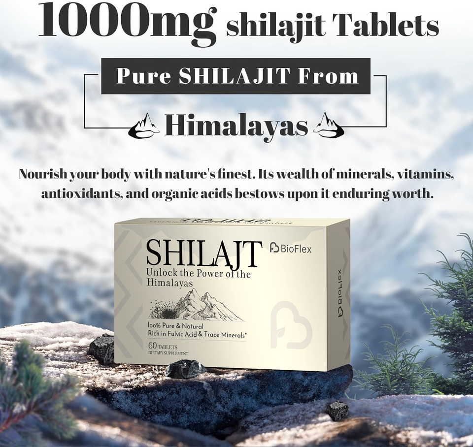 Private Label Natural Himalaya Shilajit Extract Tablets