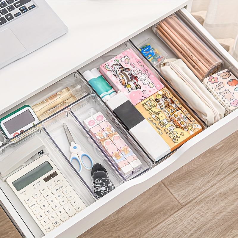 Multi-Functional Bathroom Drawer Organizer Tray for Sink, Wardrobe Underwear & Socks