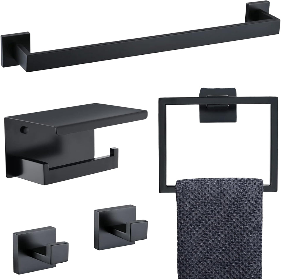 Bathroom Hardware Set Stainless Steel Bathroom Accessory Kit