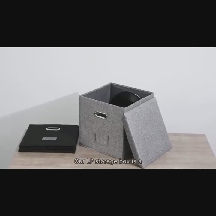 Durable Multi-Purpose Storage Boxes for Vinyl Records