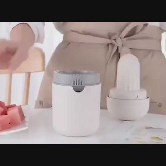 Portable Manual Wheat Straw Juicer for Oranges and Lemons Easy to Clean Kitchen Tool