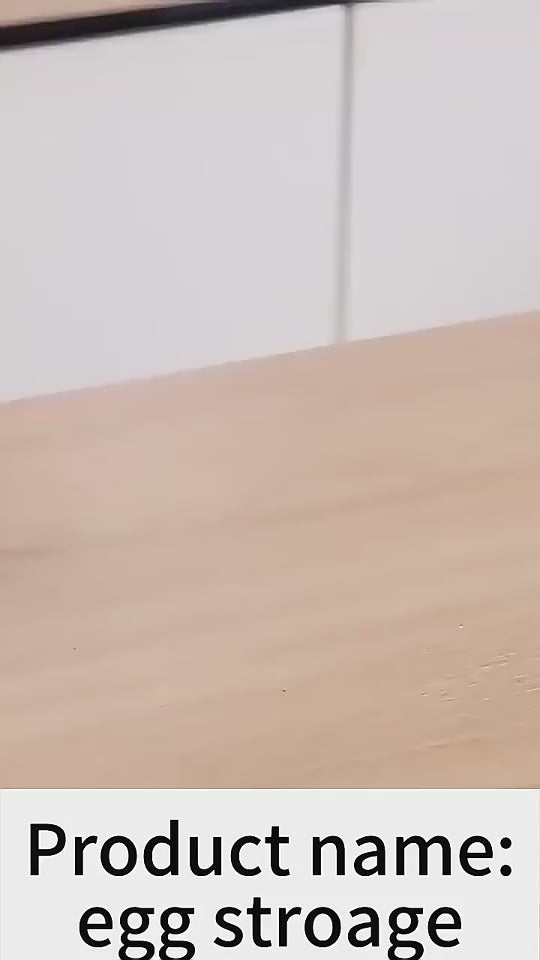 Compact PP Plastic Rolling Eggs Dispenser Organizer for Efficient Food Storage in the Refrigerator