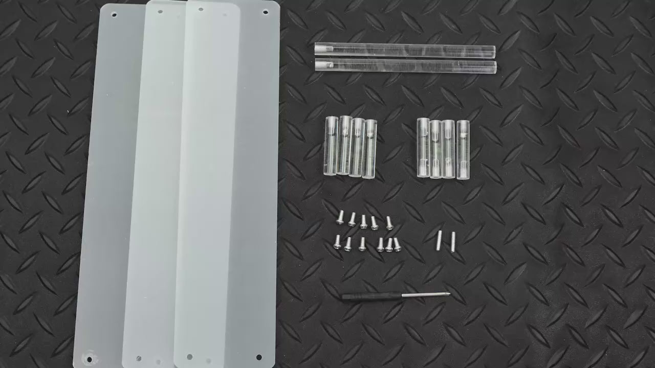 Contemporary 3-Tier Acrylic Storage Shelf Easy-to-Clean Multifunction Organizer for Home Kitchen Bathroom Cosmetics