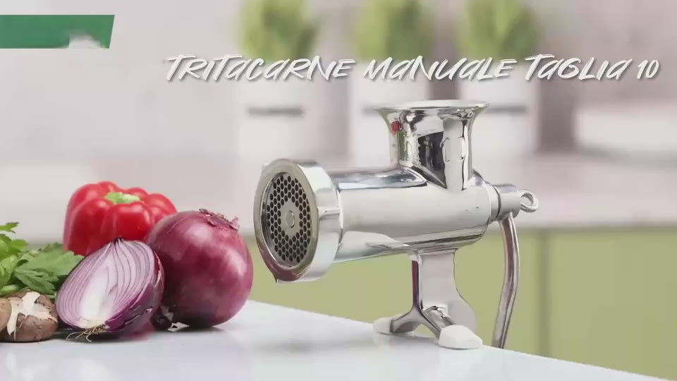 Manual Metal Sausage Stuffer for Beef, Kitchen Meat Mincer, Food Chopper with Table Clamp