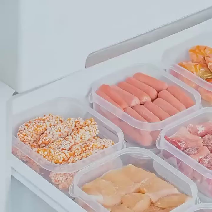 Food-Grade Storage Box for Frozen Meat and Ice in Kitchen Fridge