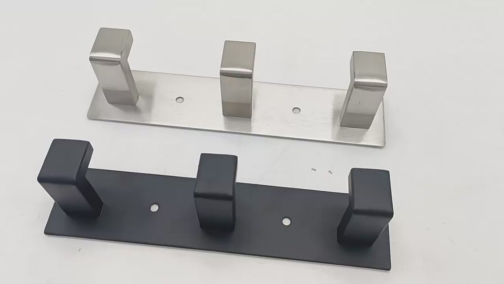 Right-Angle Hooks, Wall-Mounted Coat Rack Ideal for Entryways, Bathrooms, and Bedrooms for Clothing, Hats, and Bags Organization