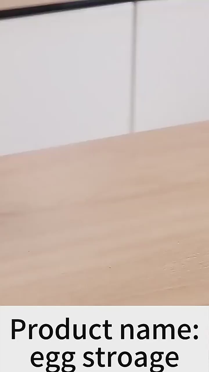 Compact PP Plastic Rolling Eggs Dispenser Organizer for Efficient Food Storage in the Refrigerator