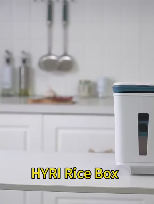 Best-Selling Modern Multifunctional PP Material Rectangular Rice and Grain Dispenser Storage Box Cabinet Organizer Container