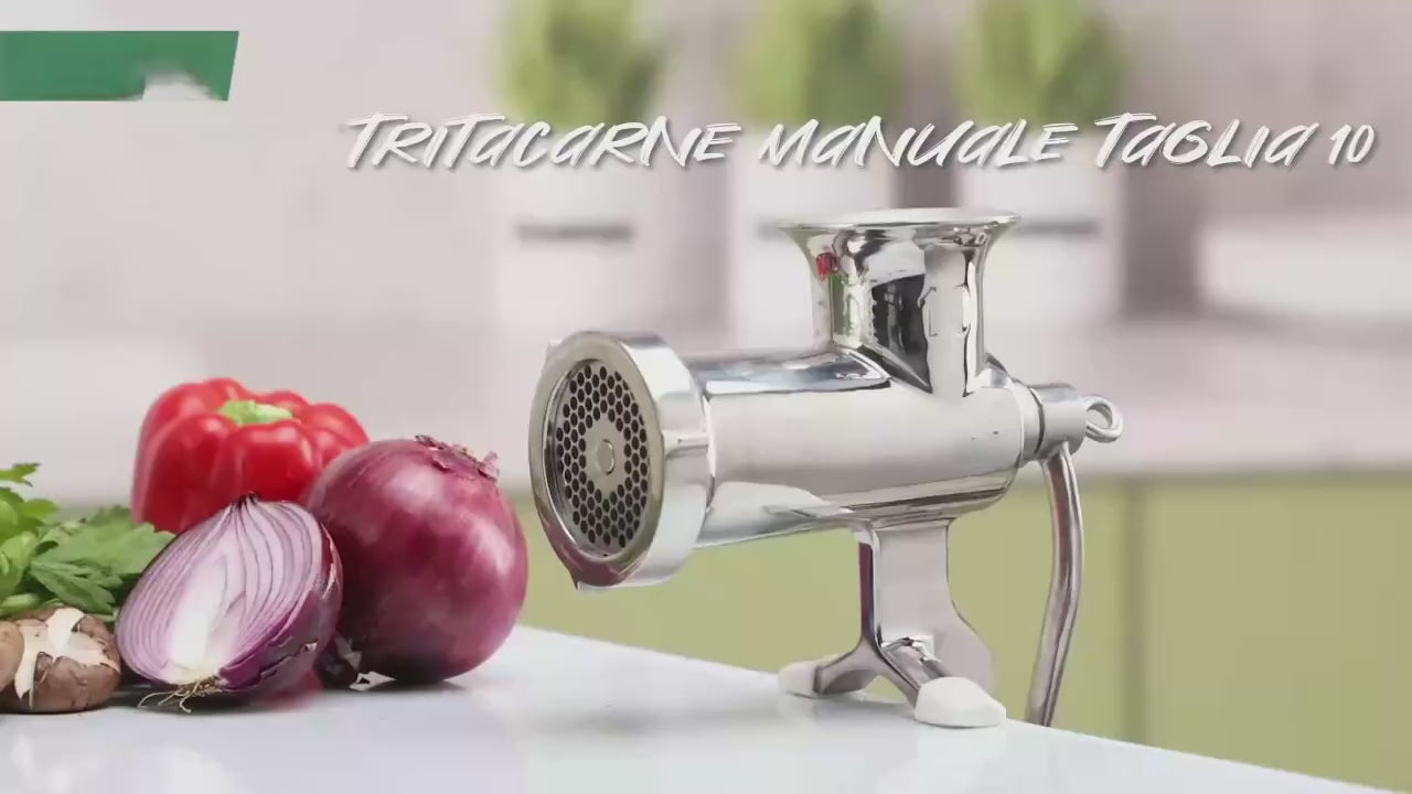 Manual Metal Sausage Stuffer for Beef, Kitchen Meat Mincer, Food Chopper with Table Clamp